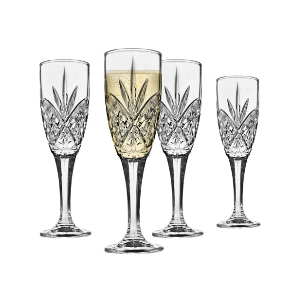 Godinger Silver Art Co Dublin Crystal Flute Glass 6oz Wayfair